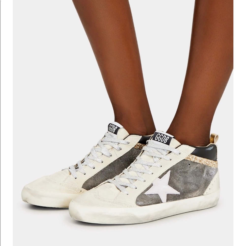 Golden Goose Mid Star with Box and dust bag